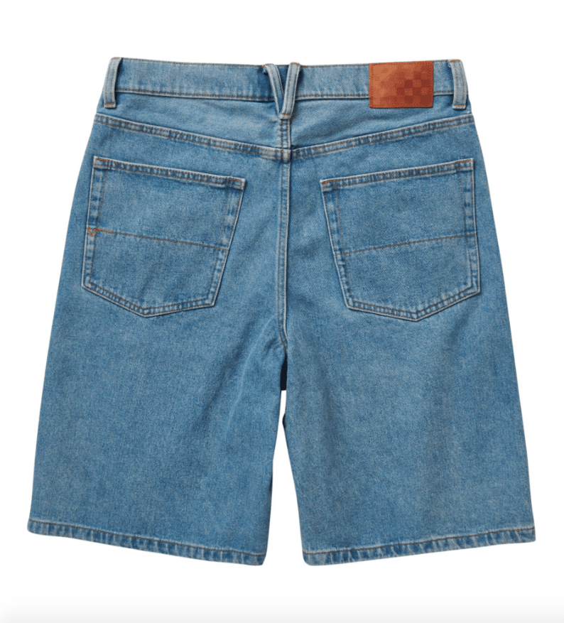 VANS Check-5 Baggy Denim Short Stonewash Blue Men's Walkshorts Vans 