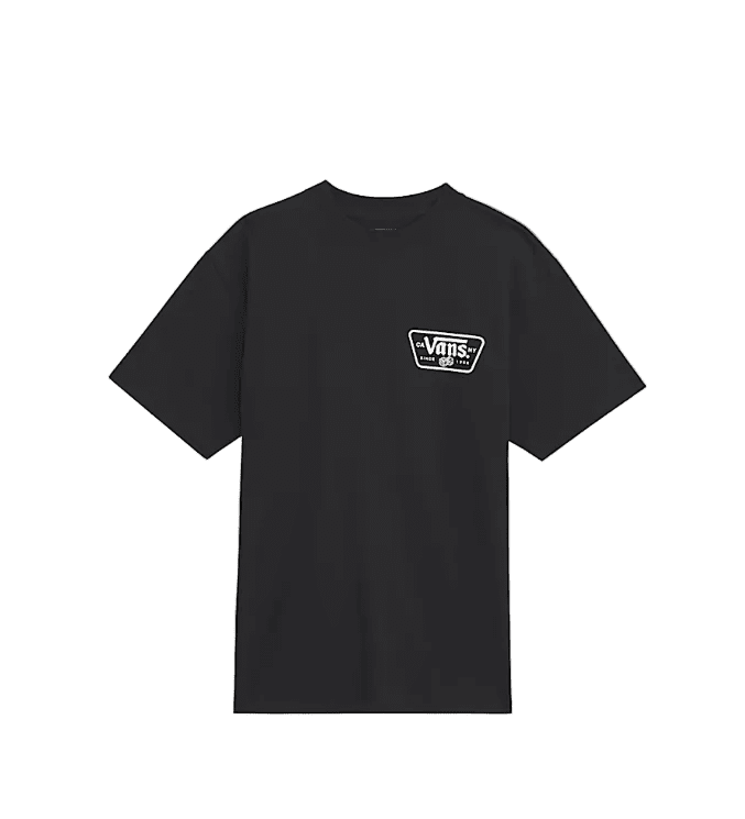 VANS Knu Patch T-Shirt Black Men's Short Sleeve T-Shirts Vans 