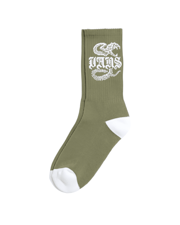 VANS Kid's Road Stop Crew Sock Loden Green Youth Socks Vans 