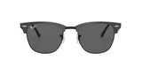 RAY-BAN Clubmaster Grey On Black - Dark Grey Sunglasses Sunglasses Ray-Ban 