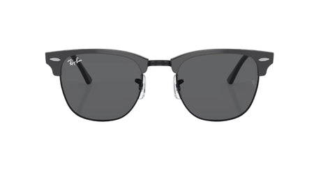 RAY-BAN Clubmaster Grey On Black - Dark Grey Sunglasses Sunglasses Ray-Ban 