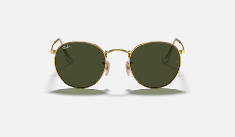 RAY-BAN Round Metal Polished Gold - Green Sunglasses Sunglasses Ray-Ban 