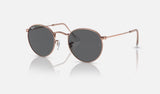 RAY-BAN Round Metal Rose Gold - Dark Grey Sunglasses Sunglasses Ray-Ban 