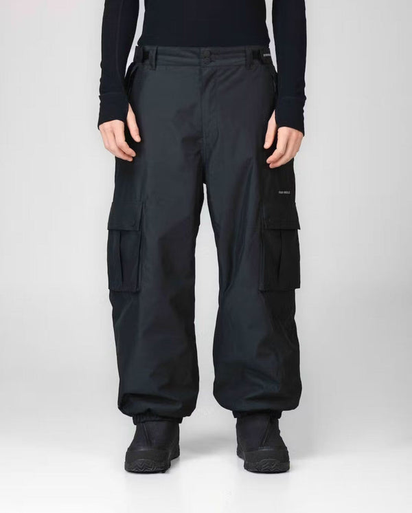 BEYOND MEDALS Cargo Snowboard Pants Black 2024 - Freeride