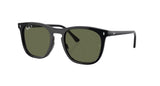 RAY-BAN RB2210 Polished Black - Green Polarized Sunglasses Sunglasses Ray-Ban 