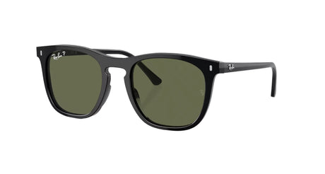 RAY-BAN RB2210 Polished Black - Green Polarized Sunglasses Sunglasses Ray-Ban 