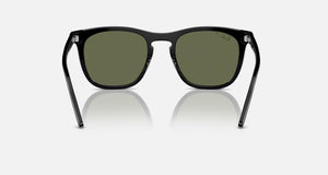 RAY-BAN RB2210 Polished Black - Green Polarized Sunglasses Sunglasses Ray-Ban 