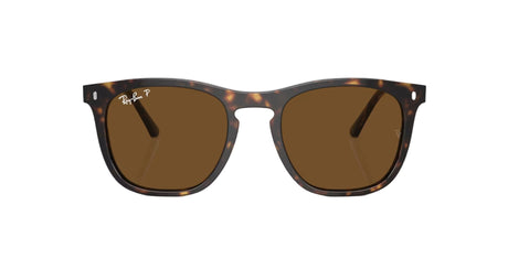 RAY-BAN RB2210 Polished Havana - Brown Polarized Sunglasses Sunglasses Ray-Ban 