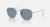 RAY-BAN Hexagonal Flat Polished Silver - Blue Polarized Sunglasses Sunglasses Ray-Ban 
