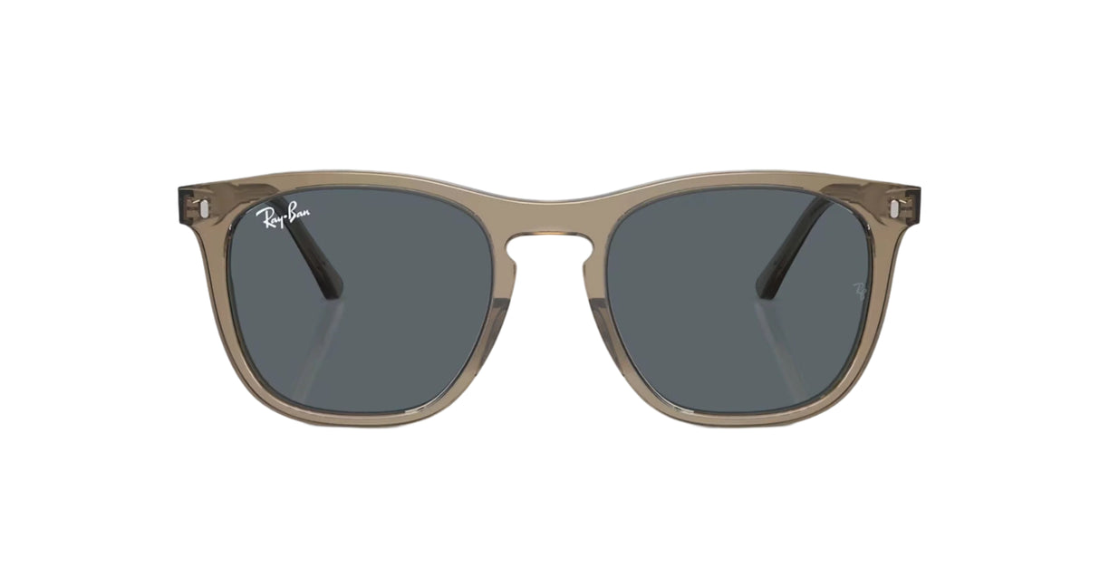 RAY-BAN RB2210 Polished Transparent Brown - Blue Sunglasses Sunglasses Ray-Ban 