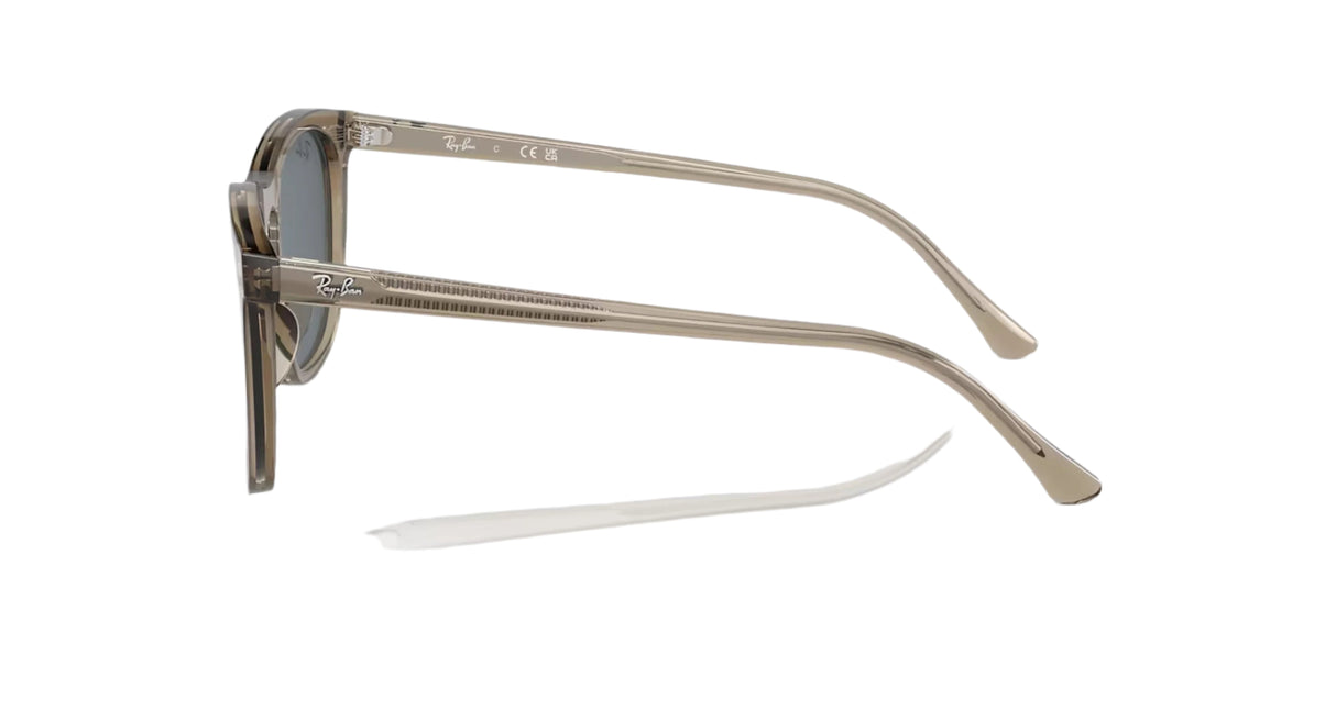 RAY-BAN RB2210 Polished Transparent Brown - Blue Sunglasses Sunglasses Ray-Ban 