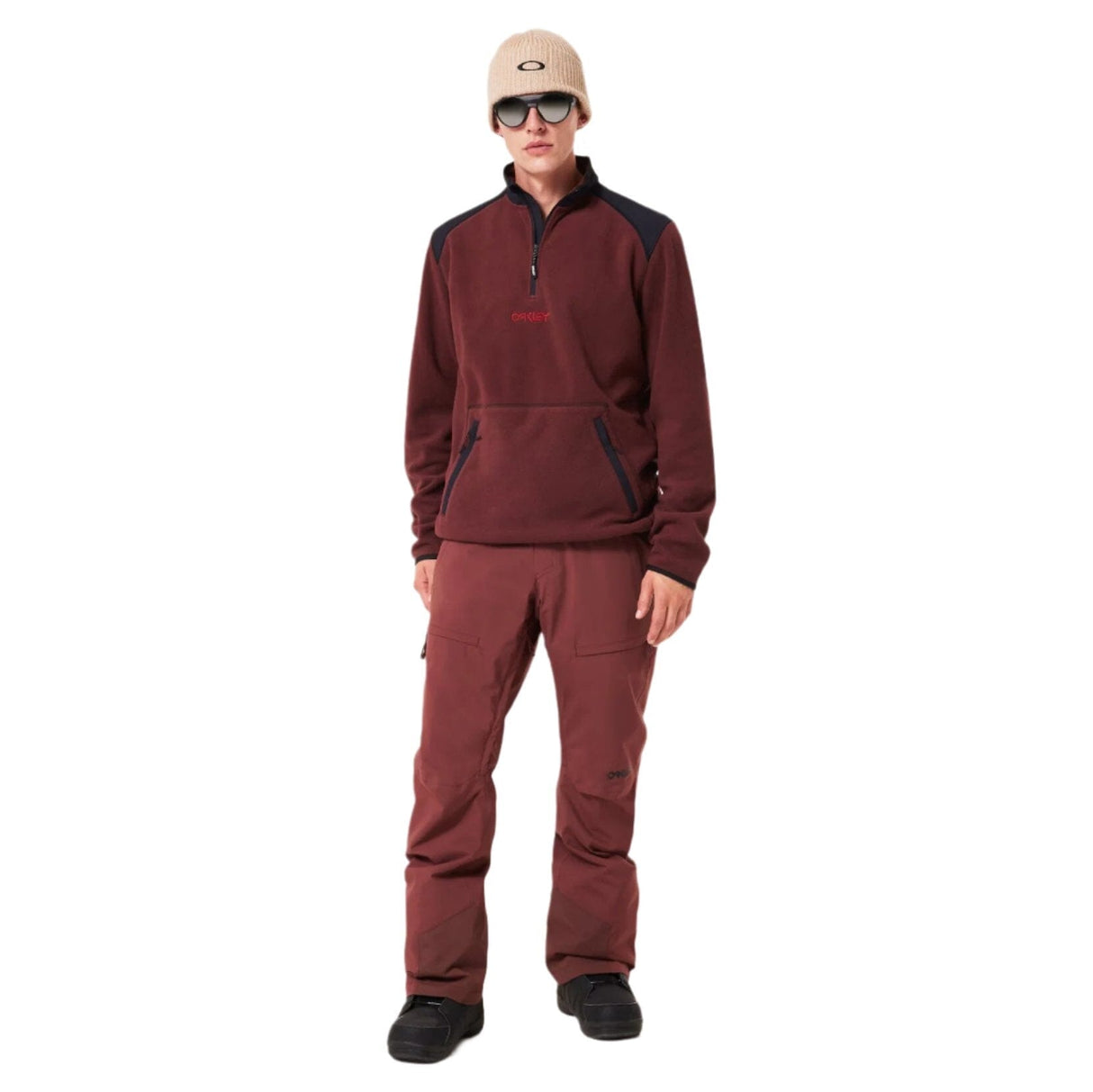 OAKLEY Butter Tech Fleece Grenache Men's Crewnecks Oakley 