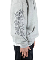 BEYOND MEDALS Sin Hoodie Grey Melange Men's Pullover Hoodies Beyond Medals 