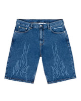 BEYOND MEDALS Jean Shorts Blue Men's Walkshorts Beyond Medals 