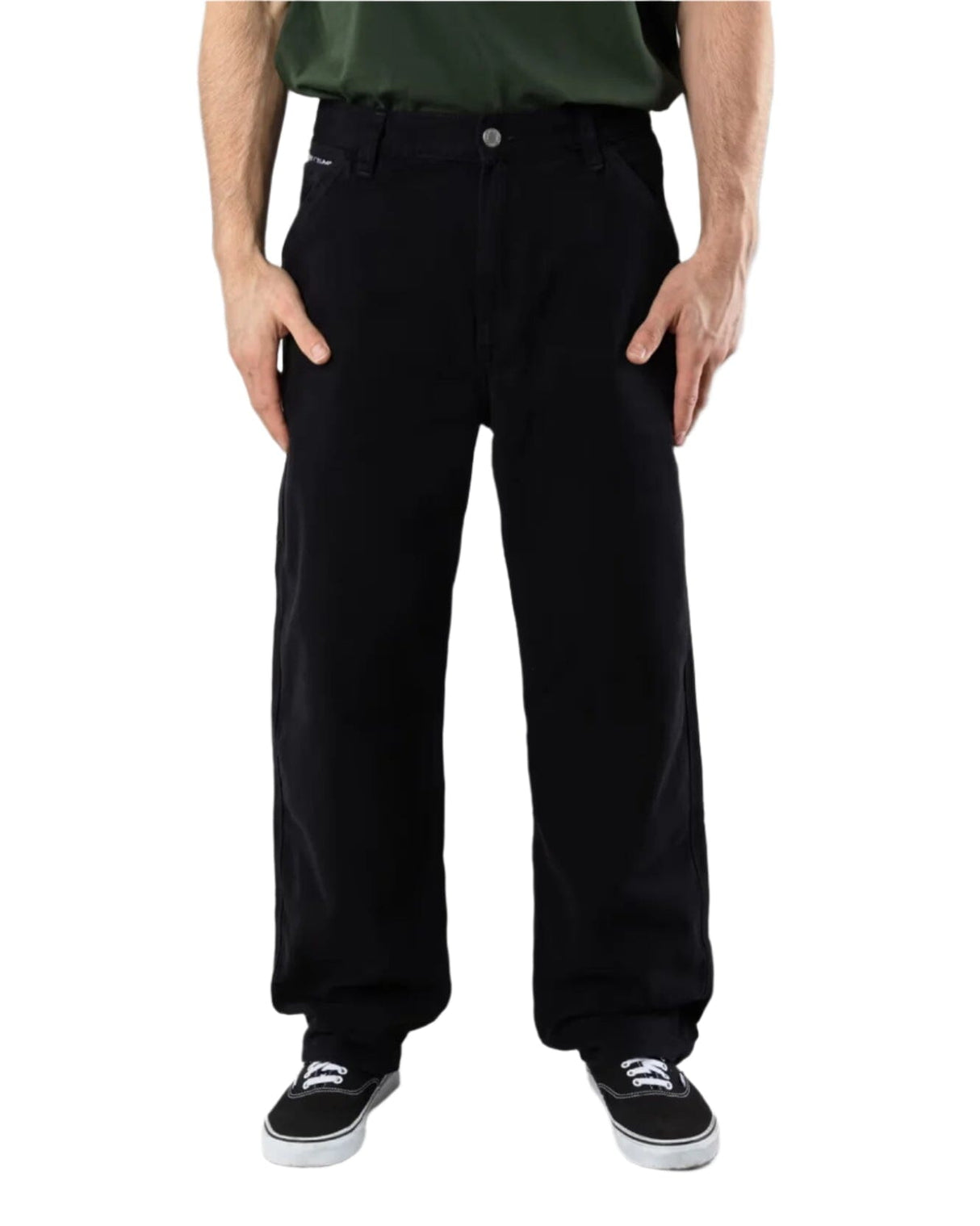 BEYOND MEDALS Baekkel Canvas Pants Black Men's Pants Beyond Medals 