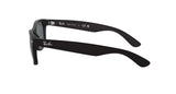 RAY-BAN New Wayfarer Classic Matte Rubber Black - Blue Sunglasses Sunglasses Ray-Ban 