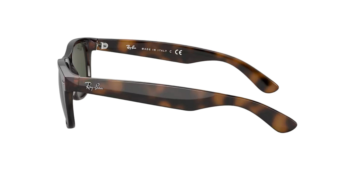 RAY-BAN New Wayfarer Polished Tortoise - G-15 Green Sunglasses Sunglasses Ray-Ban 