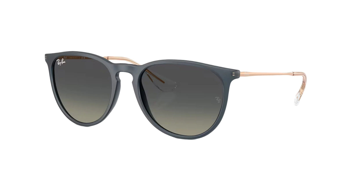 RAY-BAN Erika Polished Rubber Blue - Gradient Grey Sunglasses Sunglasses Ray-Ban 