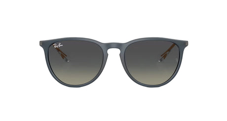 RAY-BAN Erika Polished Rubber Blue - Gradient Grey Sunglasses Sunglasses Ray-Ban 