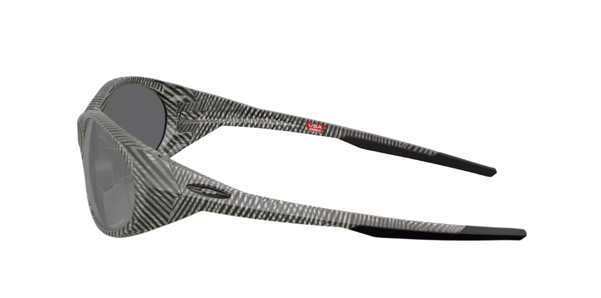OAKLEY Eye Jacket Redux Matte Grey Ink Fingerprint - Prizm Black Sunglasses Sunglasses Oakley 