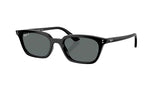 RAY-BAN Zaya Polished Black - Dark Grey Polarized Sunglasses Sunglasses Ray-Ban 