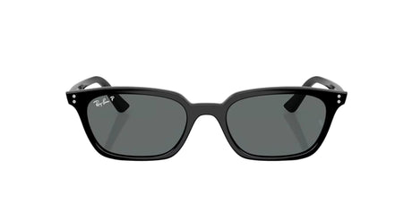 RAY-BAN Zaya Polished Black - Dark Grey Polarized Sunglasses Sunglasses Ray-Ban 