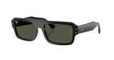 RAY-BAN Lukas Polished Black - Green Sunglasses Sunglasses Ray-Ban 
