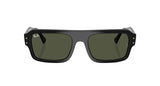 RAY-BAN Lukas Polished Black - Green Sunglasses Sunglasses Ray-Ban 