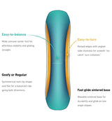 JONES Kids Happy Mountain Snowboard + Bindings Package 2026 Youth Snowboards Jones Snowboards 