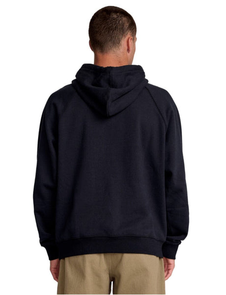 RVCA Dayshift Pullover Hoodie RVCA Black Men's Pullover Hoodies RVCA 