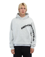 BEYOND MEDALS Puff Pullover Hoodie Grey Men's Pullover Hoodies Beyond Medals 