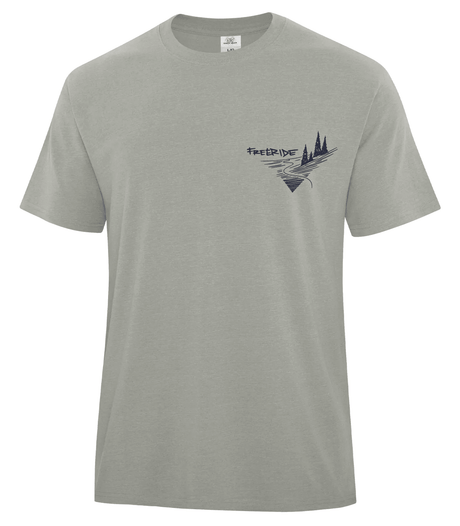 FREERIDE Proper Bowl T-Shirt Grey Men's Short Sleeve T-Shirts Freeride 
