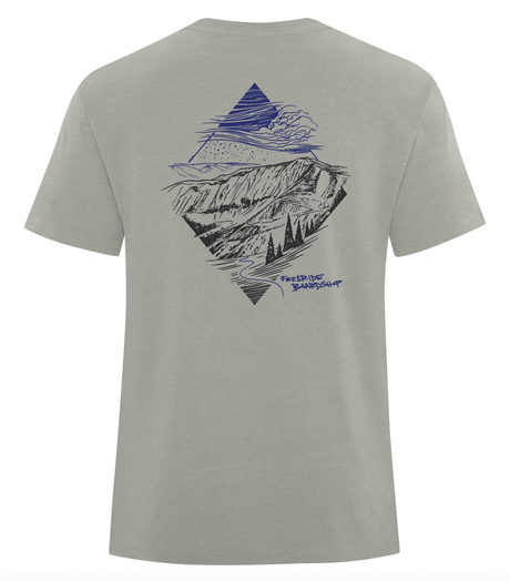 FREERIDE Proper Bowl T-Shirt Grey Men's Short Sleeve T-Shirts Freeride 