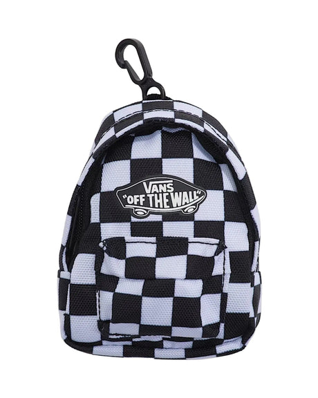 VANS Micro Old Skool Checkerboard Bag Charm Black/White Backpacks Vans 