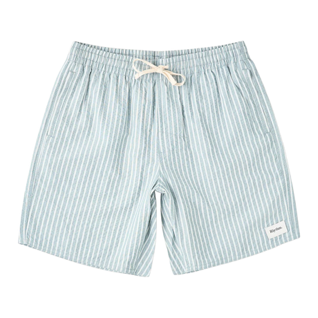RHYTHM Seersucker Stripe Jam Shorts Pine Men's Walkshorts Rhythm 