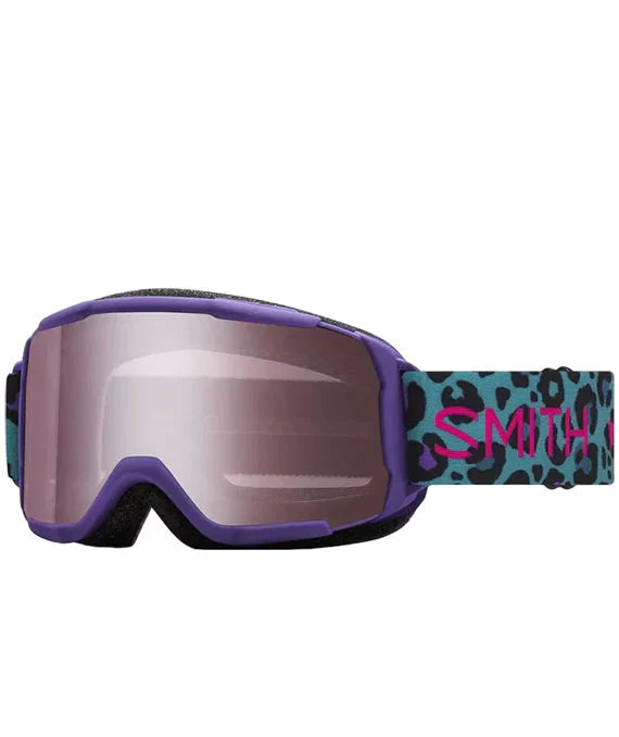 SMITH Youth Daredevil Purple Haze Neon Cheetah - Ignitor Mirror Snow Goggle Youth Snow Goggles Smith 