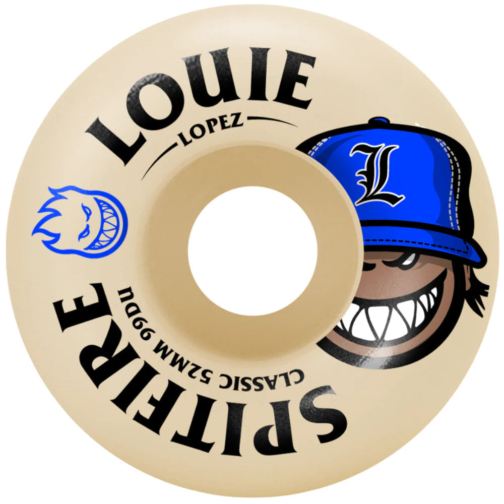 SPITFIRE F4 99D Louie Burn Squad Classic 52mm Skateboard Wheels Skateboard Wheels Spitfire 