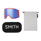 SMITH Squad Mag Poppy - ChromaPop Sun Black + ChromaPop Storm Blue Sensor Mirror Snow Goggle Snow Goggles Smith 