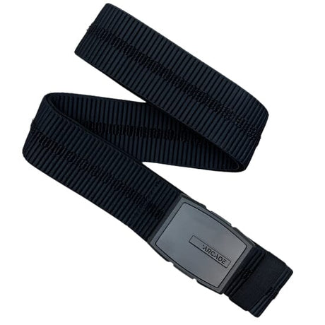 ARCADE Stamped Stretch Belt Black Men's Belts ARCADE 