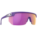 SPY Super Flynn Matte Purple - Happy Grey Green Pink Mirror Sunglasses Sunglasses Spy 