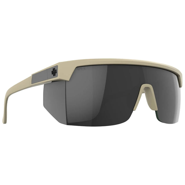 SPY Super Flynn Matte Sand - Happy Grey Green Black Spectra Mirror Sunglasses Sunglasses Spy 