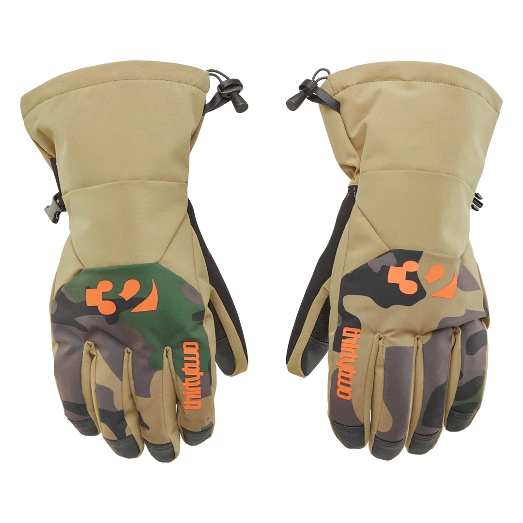 THIRTYTWO Lashed Glove Khaki Men's Snow Gloves Thirtytwo 