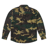 THIRTYTWO Rest Stop X Kerkela Fleece Button Up Forrest Men's Long Sleeve Button Up Shirts Thirtytwo 