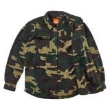 THIRTYTWO Rest Stop X Kerkela Fleece Button Up Forrest Men's Long Sleeve Button Up Shirts Thirtytwo 