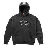 THIRTYTWO Team Tech X Fava Pullover Hoodie Black Men's Pullover Hoodies Thirtytwo 