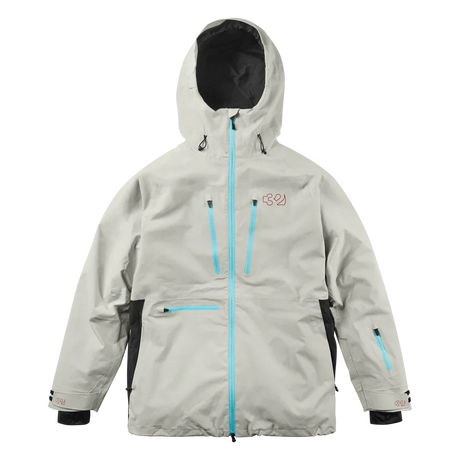 THIRTYTWO TM Recycled X Fava Snow Jacket Cement 2026 Men's Snow Jackets Thirtytwo 