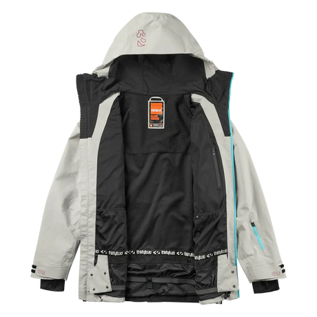 THIRTYTWO TM Recycled X Fava Snow Jacket Cement 2026 Men's Snow Jackets Thirtytwo 