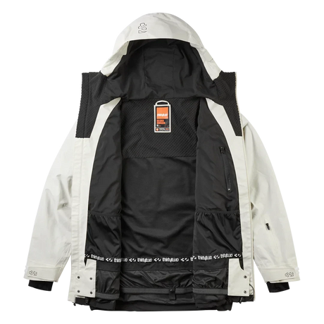 THIRTYTWO TM Recycled X Visintainer Snow Jacket Off White 2026 Men's Snow Jackets Thirtytwo 