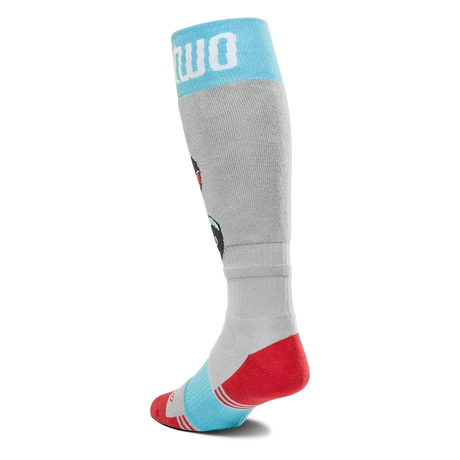 THIRTYTWO TM Coolmax Snow Socks Grey/Red Men's Snowboard Socks Thirtytwo 