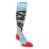 THIRTYTWO TM Coolmax Snow Socks Grey/Red Men's Snowboard Socks Thirtytwo 